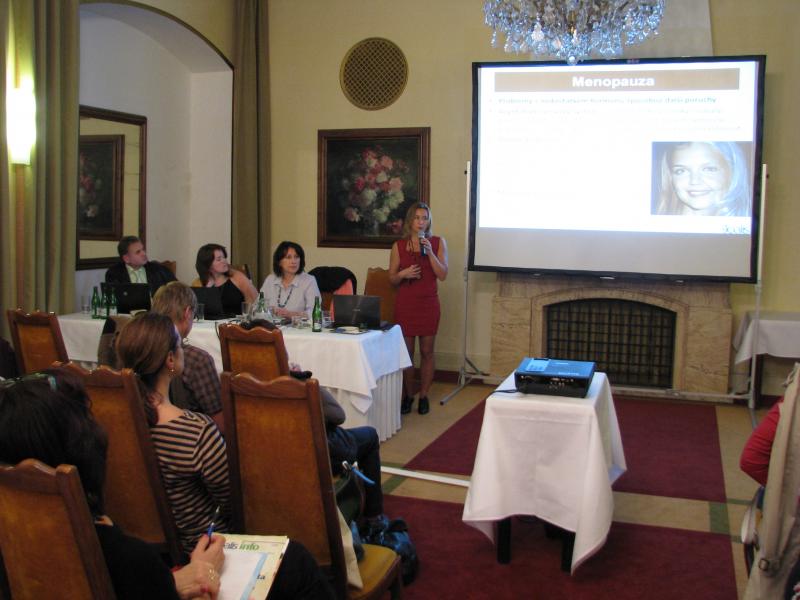 "Reprodukce a klimakterium" reportáž z přednášky Mgr.Vilánkové